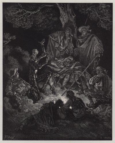Illustratie van Don Quixote de la Mancha door Gustave Dore